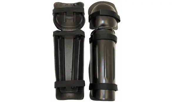 Shin guard of the British Police