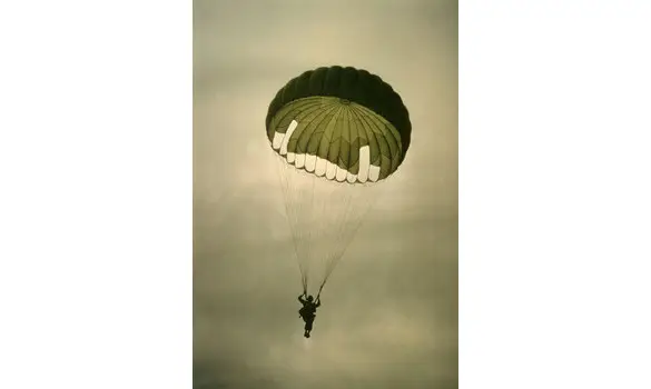Parachute dorsal Armée Française