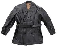 Parka trois quart cuir Italienne