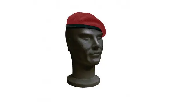 Red paratrooper beret