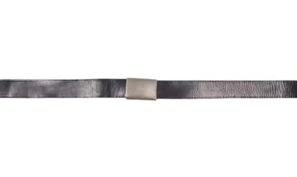 Ceinture cuir noire All. neuve