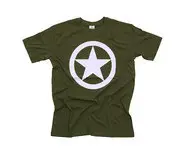 Tee-shirt kaki US Etoile