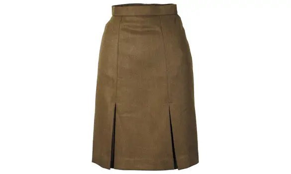 Jupe marron militaire
