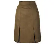 Jupe marron militaire