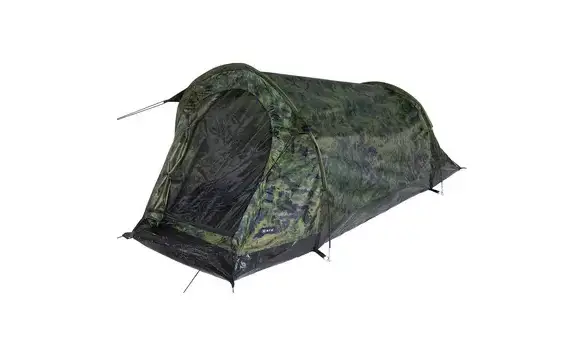 Two-door tunnel tent camo