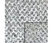 Filet 3 X 3 M blanc renforcé