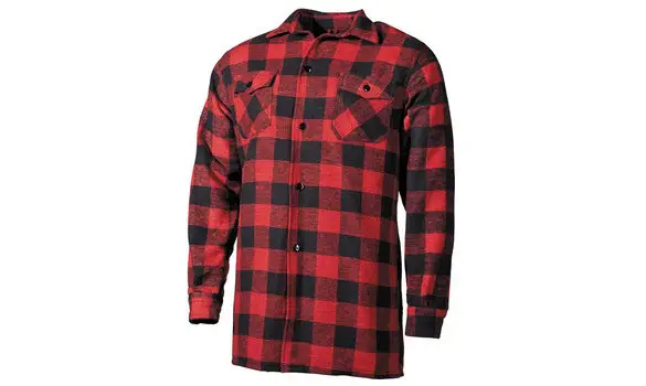 Red bucheron shirt