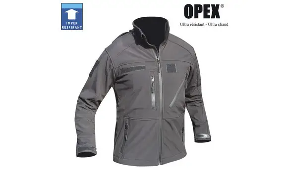 Fleece black softshell