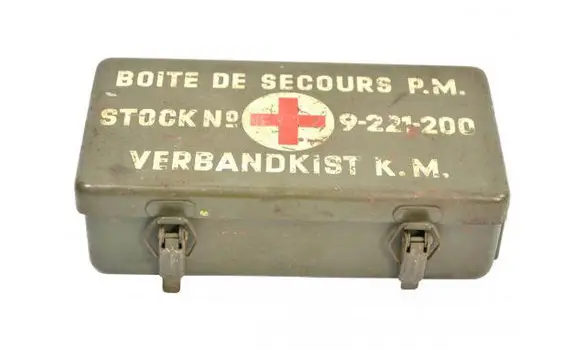 Belgian first aid box