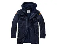German navy blue parka