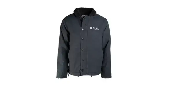 US Navy blue deck jacket