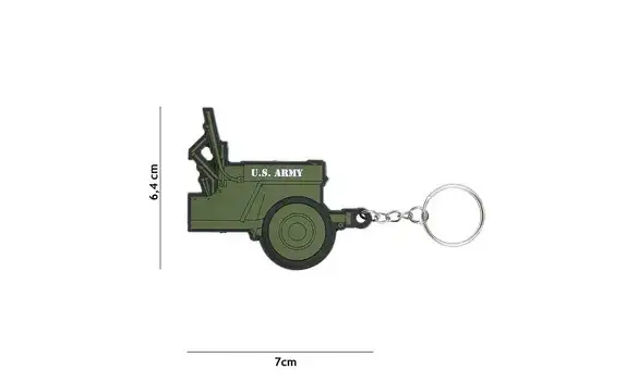 WW2 PVC Jeep keyring