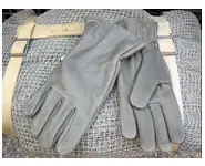 Gants cuir kaki A. Fr. Neuf