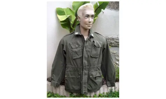 Green Italian military jacket