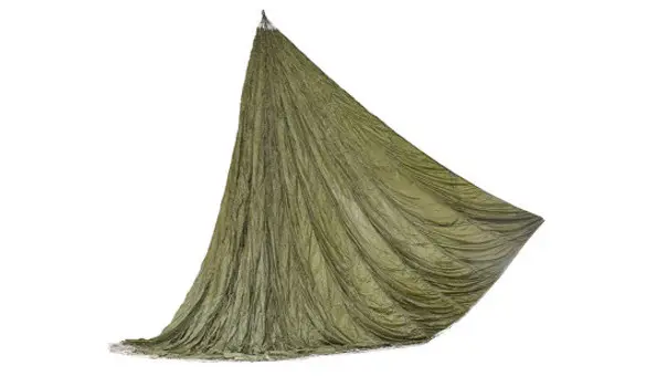 Green French Army Parachute Veil