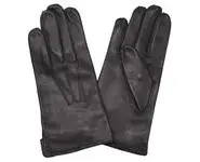 Gants cuir marron Officier