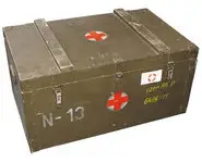 Caisse / cantine bois médicale