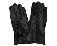 Gants cuir noirs A. Fr.