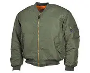 Jacket of pilot US green MA-1