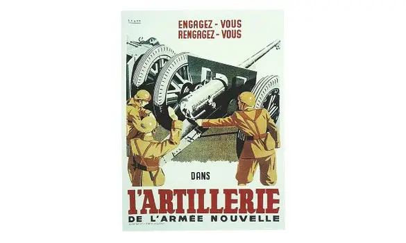 Carte Postale Artillerie nouvelle