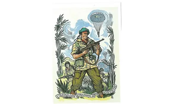 Postcard Paras 2nd BEP