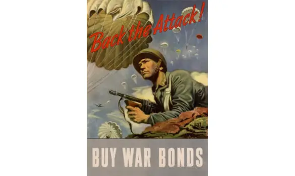 Paras US WW2 poster