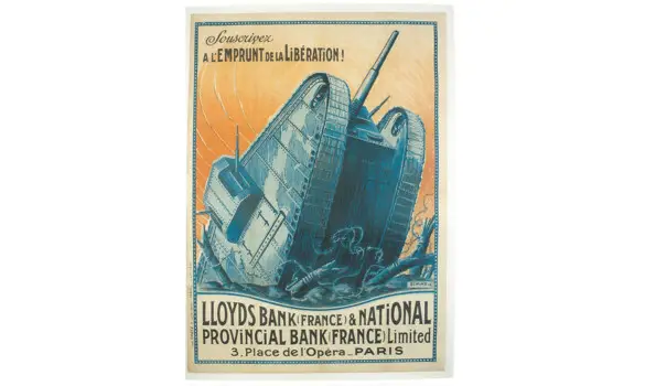 Carte postale Char 14 - 18