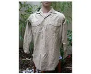 Beige shirt Cotton French Army