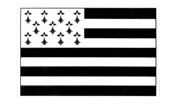 Drapeau Breton Gwenn Ha Du