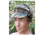 Casquette All. fourrée flecktarn