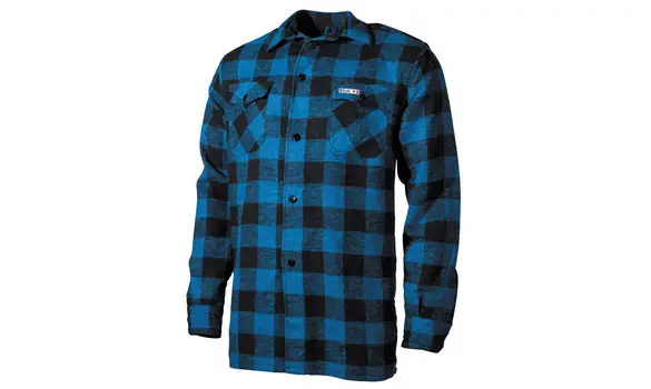 Chemise bucheron bleu